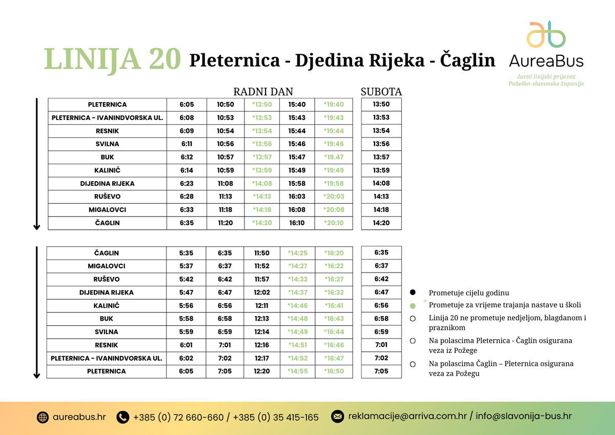 Pleternica - Djedina Rijeka - Čaglin